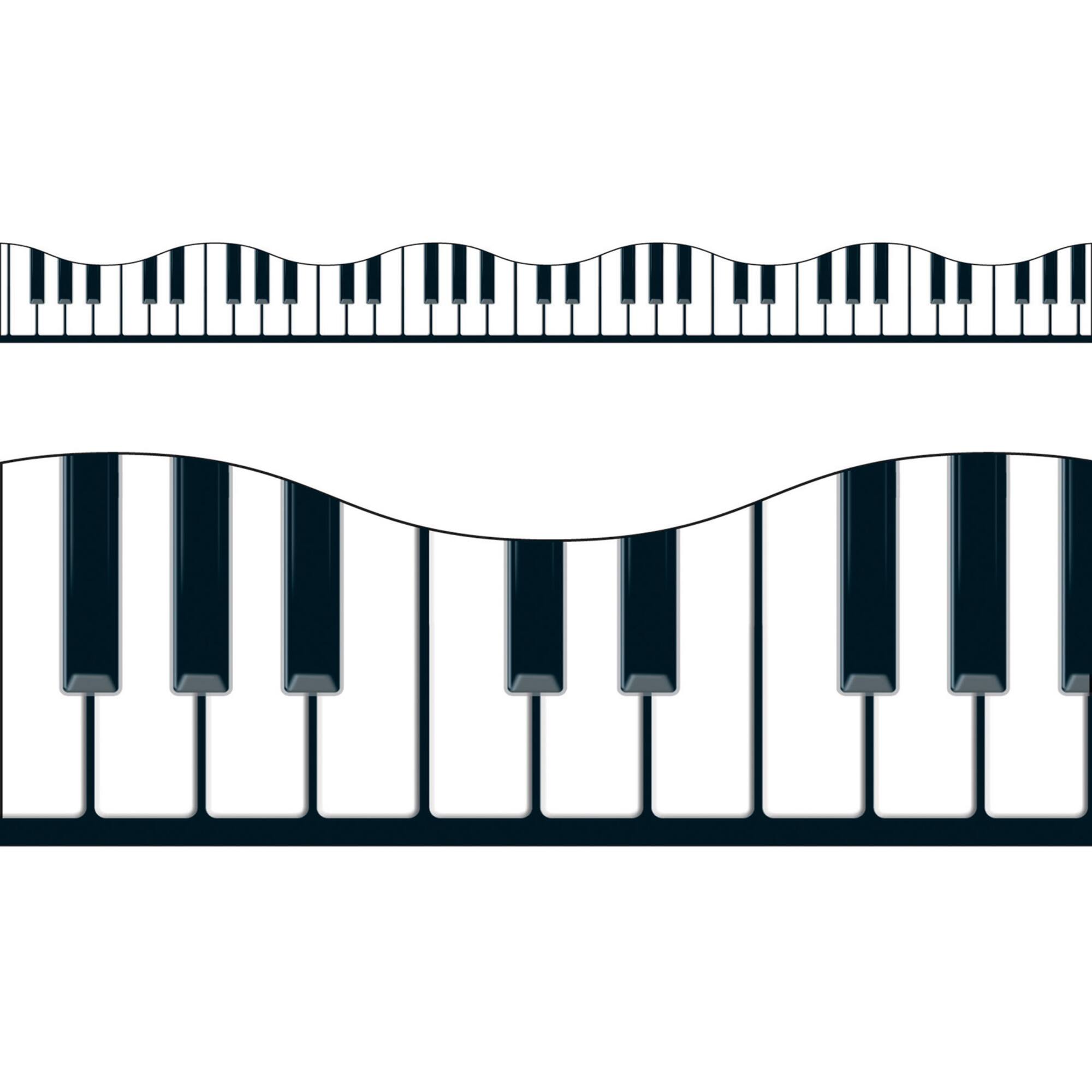 Trend Enterprises® Terrific Trimmers® Musical Keyboard Borders, 234ft.